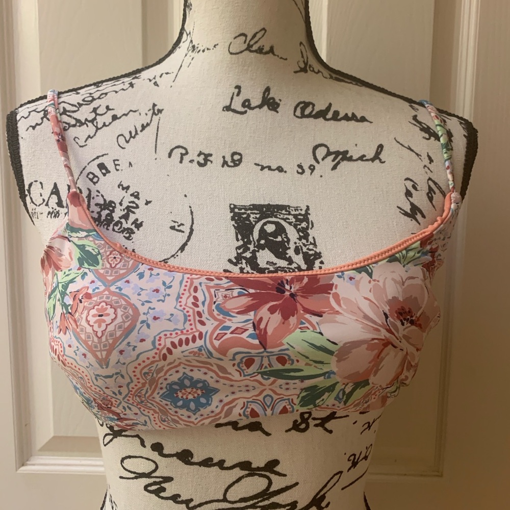 O'Neill Coral Floral Bikini Top
